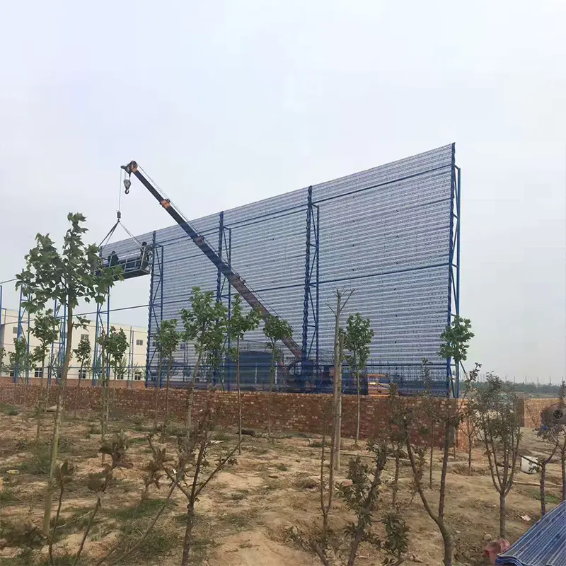 Windbreak at Dust Suppression Mesh